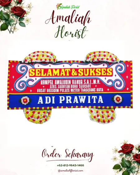 Papan Bunga Ucapan Selamat Panggul